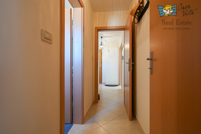 ISTRA, NOVIGRAD - Apartment with two bedrooms and a beautiful sea view!