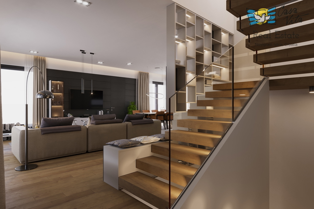 ISTRA, TINJAN - Baugrundstück mit Projekt für eine Villa mit Garage!