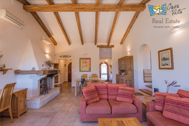 ISTRA, POREČ - Beautiful ground floor house in the vicinity of the city of Poreč with a wonderful sea view!