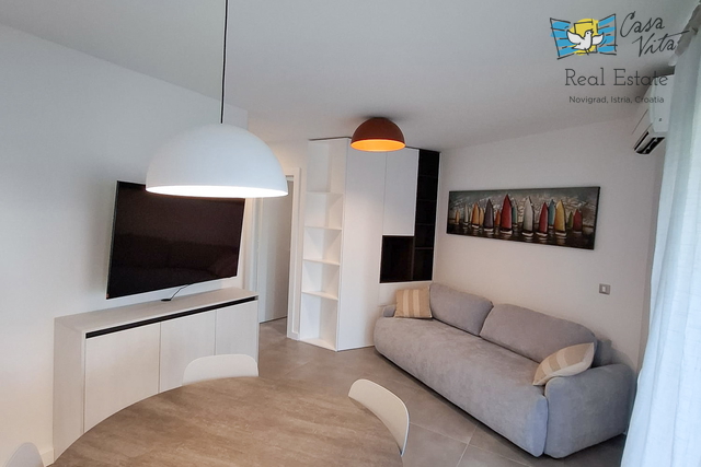 ISTRA, NOVIGRAD - Ground floor apartment in a residential building 50m from the sea!