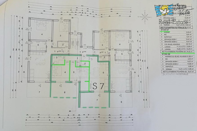 Stan na drugom katu zgrade u izgradnji - NOVIGRAD