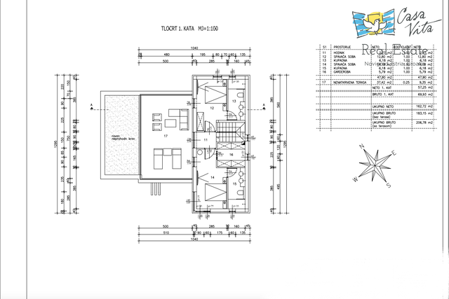 Grundstück, 841 m2, Verkauf, Poreč - Matulini